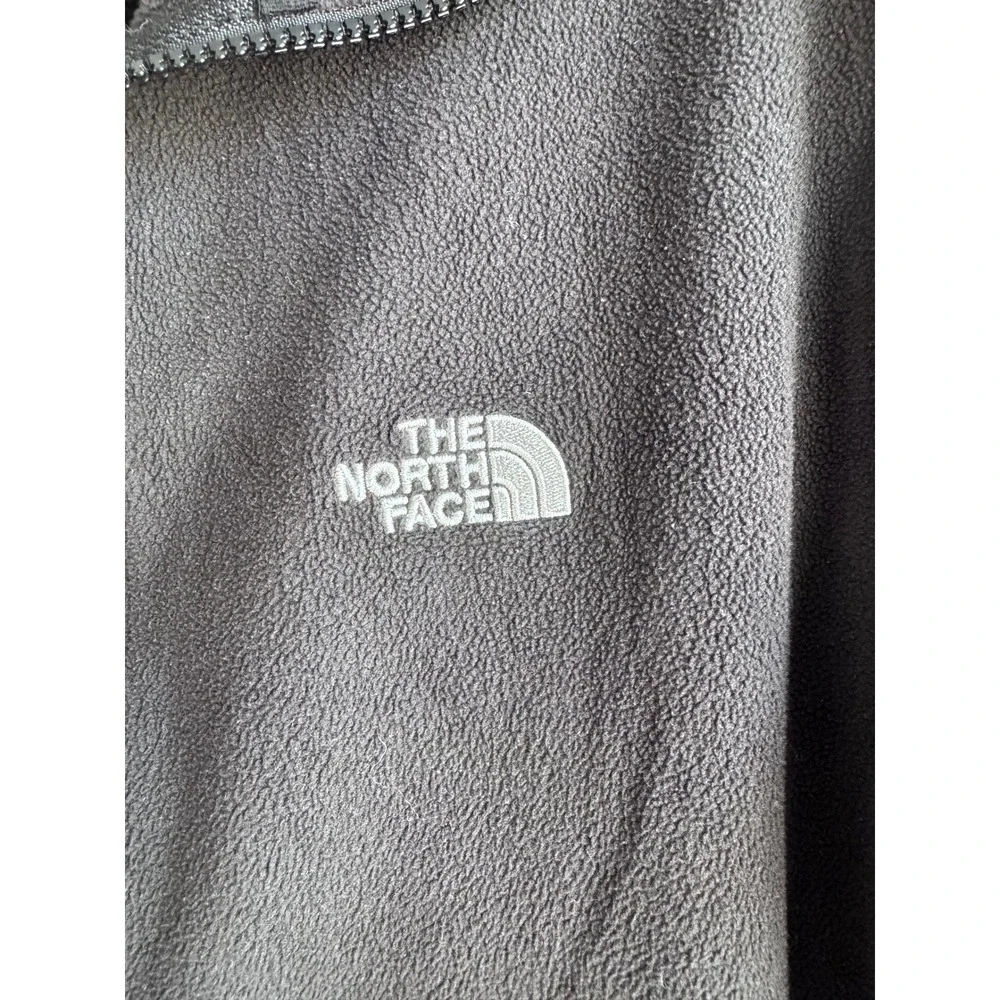 The North Face Men's Medium Black Full Zip Fleece Jacket Outdoor Zip Pockets